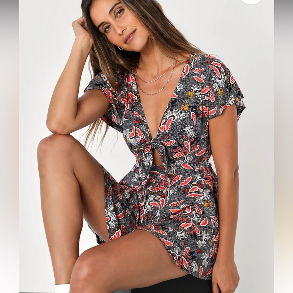 Patterned Romper - image 2